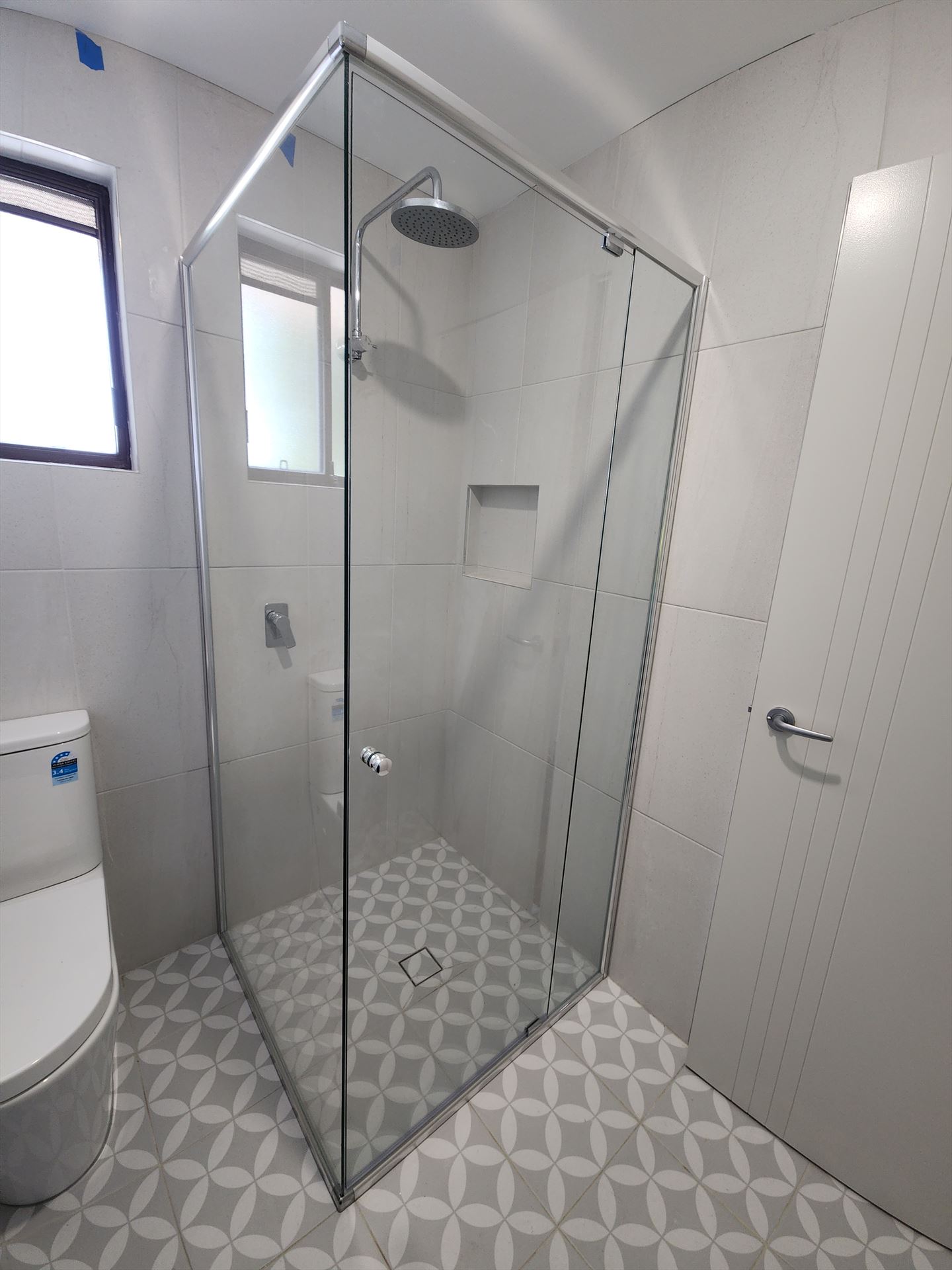 shower screen installed in Baulkham Hills by Showerland