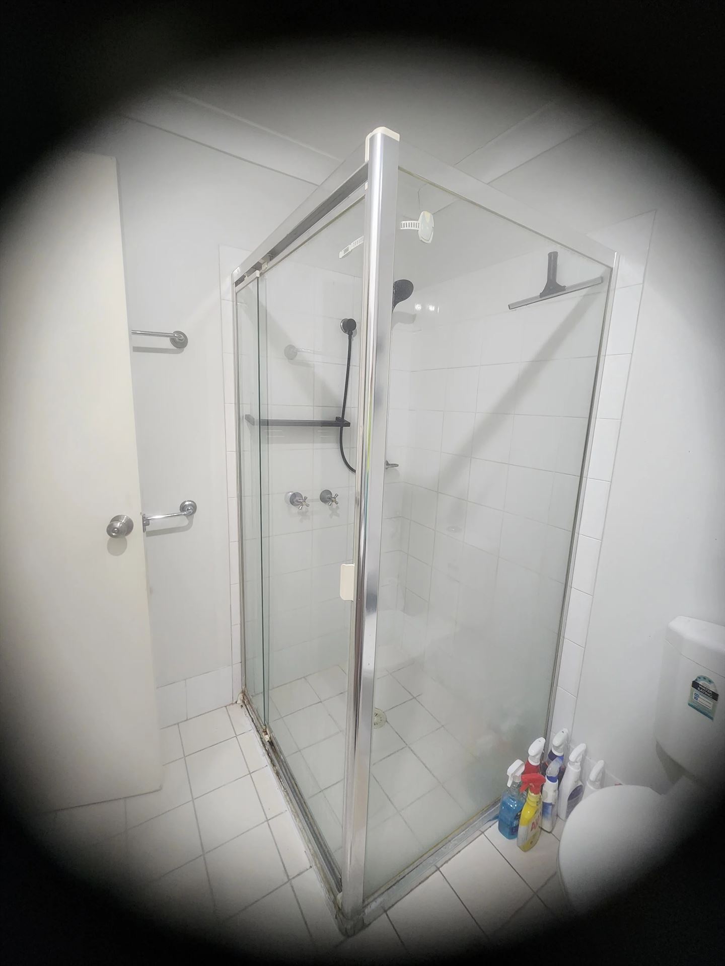 fully shower screen with chrome hardware installed in Plumpton by Showerland
