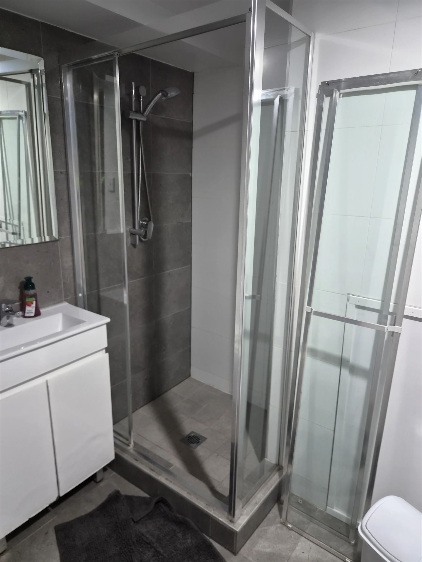 fully shower screen with chrome hardware installed in Surry Hills by Showerland